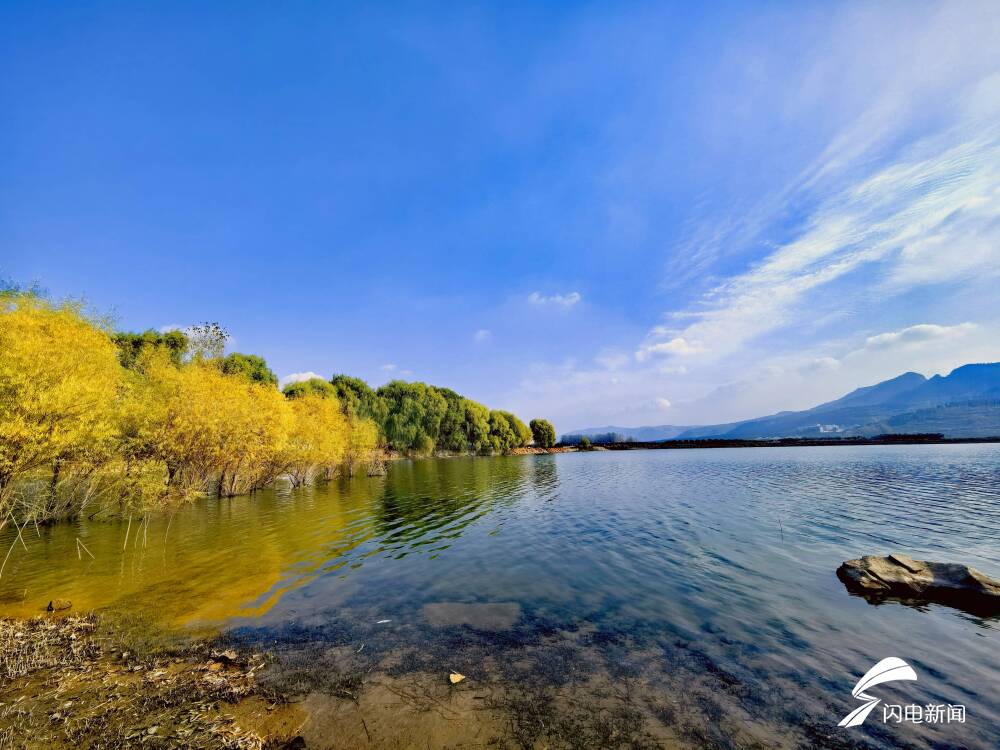 组图｜枣庄岩马湖碧波荡漾 湖畔风光美不胜收  -图3